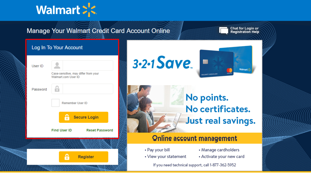 Walmart Credit Card Login – Make Payment, Customer Services
